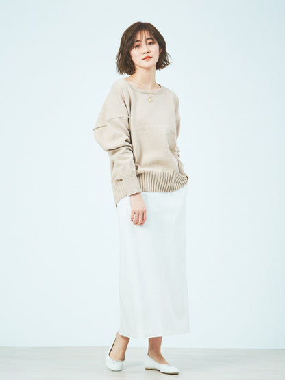 綿ナイロンリリヤーンプルオーバー