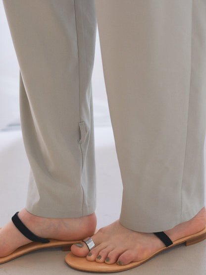 裾タブパンツ