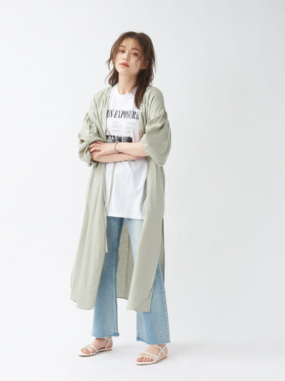 綿麻ビエラワンピース