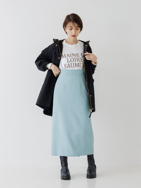 【ロングセラー】【春カラー】ストレッチサスペンダータイトスカート