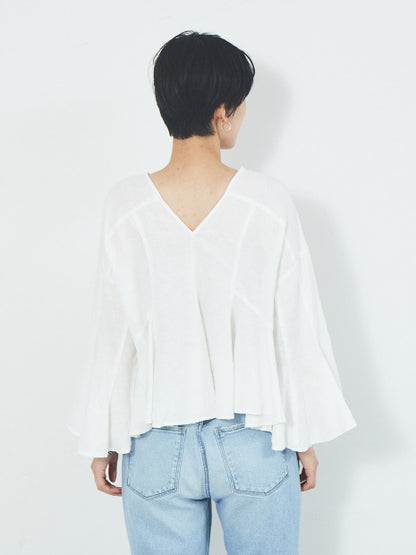 リネン製品染ブラウス
