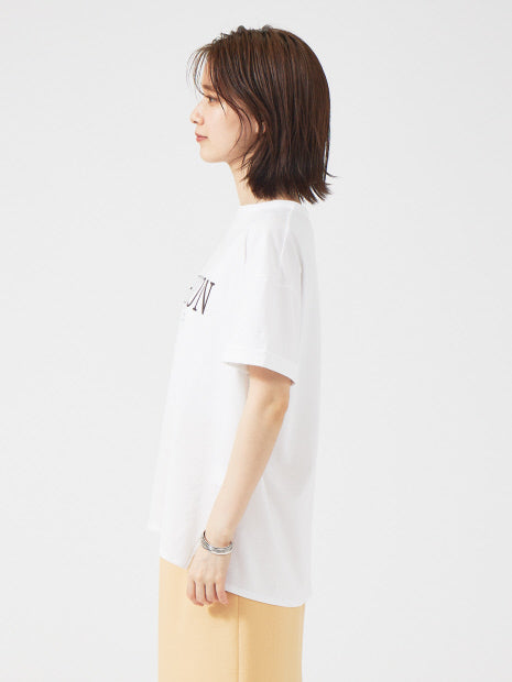 CHGNON　ロゴターンバッグTシャツ