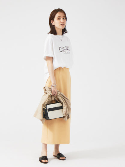 CHGNON　ロゴターンバッグTシャツ