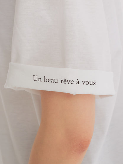 ターンバックロゴTシャツ