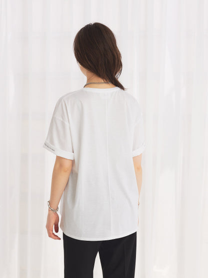 ターンバックロゴTシャツ