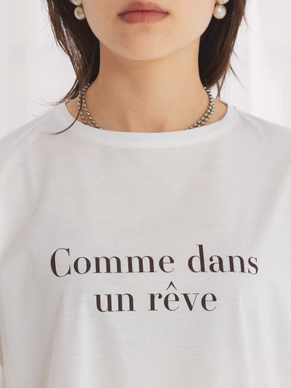 ターンバックロゴTシャツ