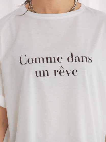 ターンバックロゴTシャツ