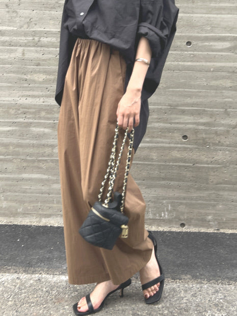 イージー ワイドパンツ