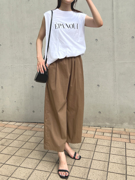 イージー ワイドパンツ