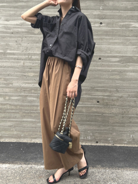 イージー ワイドパンツ