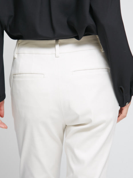 【size32-40】ストレートスリムパンツ