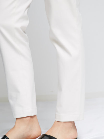 【size32-40】ストレートスリムパンツ