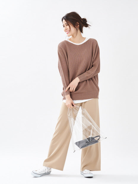 《再入荷》ストレッチツイルフレアパンツ