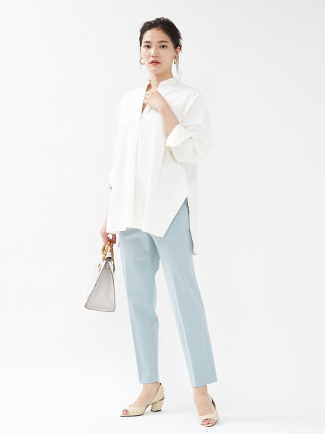 美品◎カリテ　ストレッチシガレットパンツ　ホワイト qualite | ストレッチシガレットパンツ | パンツ – ReLIKE