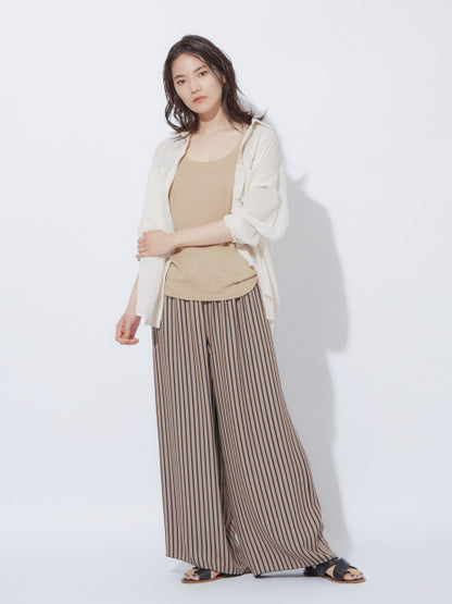リバーシブルストライプパンツ