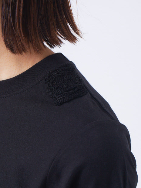 【boussole×qualite別注】ショルダーレースTシャツ(コンパクト)