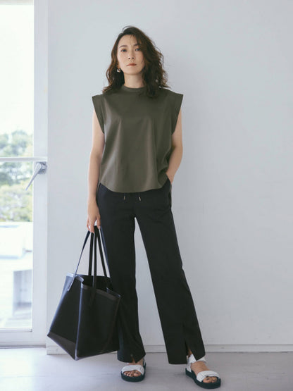 【エディター高橋志津奈 × qualite】 モクロディベンツパンツ【セットアップ対応】