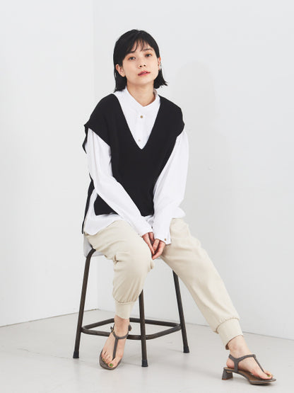 シャツセットニットベスト