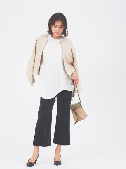 コーデュロイクロップドパンツ