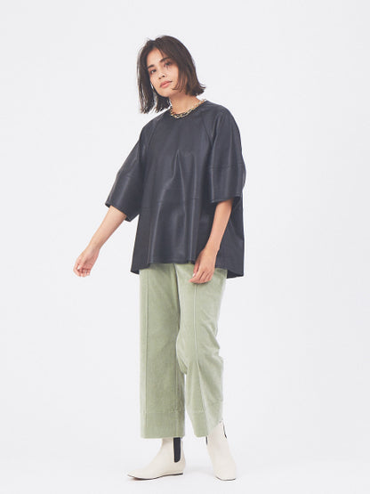 コーデュロイクロップドパンツ