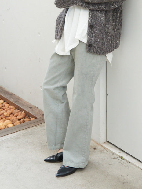 【e×qualite】製品染ストレートパンツ