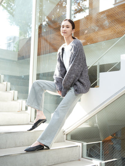 【e×qualite】製品染ストレートパンツ