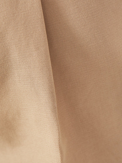 コットン2重織ストレートパンツ