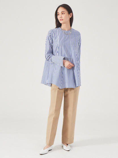 コットン2重織ストレートパンツ