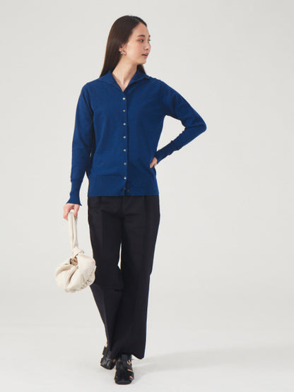 コットン2重織ストレートパンツ