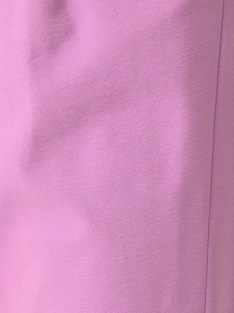コットンリネン2WAYストレッチタックパンツ
