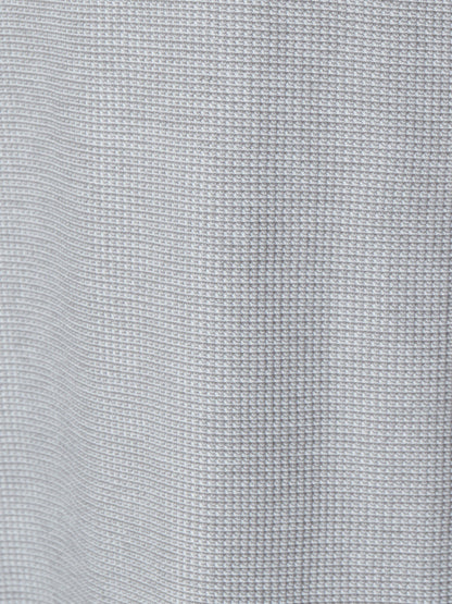 ワッフルラウンドロングTシャツ