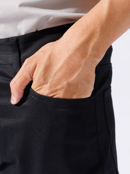【累計3万本突破】定番 ツイル ストレッチ スリムフィット 5ポケット パンツ