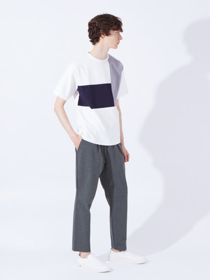 パネル切替 半袖 Tシャツ
