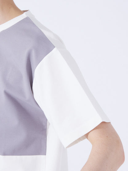 パネル切替 半袖 Tシャツ