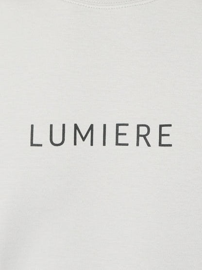 【LUMIERE】シルキー ロゴ プルオーバー