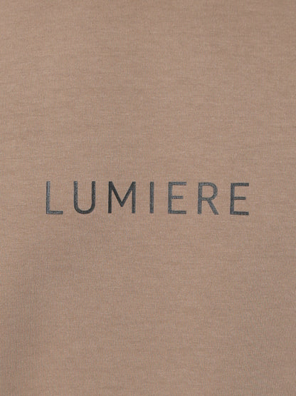【LUMIERE】シルキー ロゴ プルオーバー