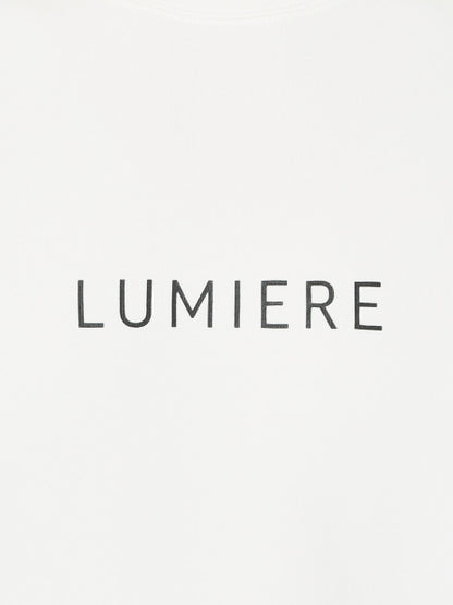 【LUMIERE】シルキー ロゴ プルオーバー