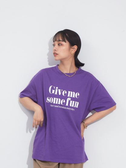 オリジナルロゴプリントTシャツ