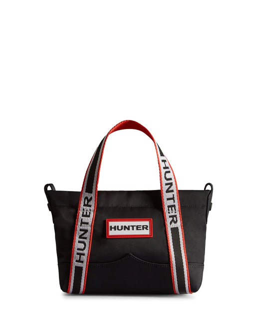 ナイロン ミニ トップ クリップ トート バッグ