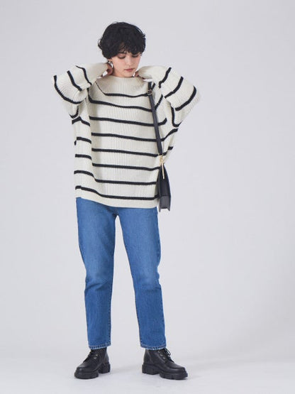 片畦BDオーバーニットプルオーバー