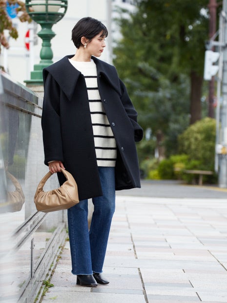 片畦BDオーバーニットプルオーバー