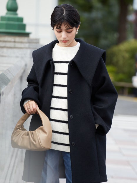 片畦BDオーバーニットプルオーバー