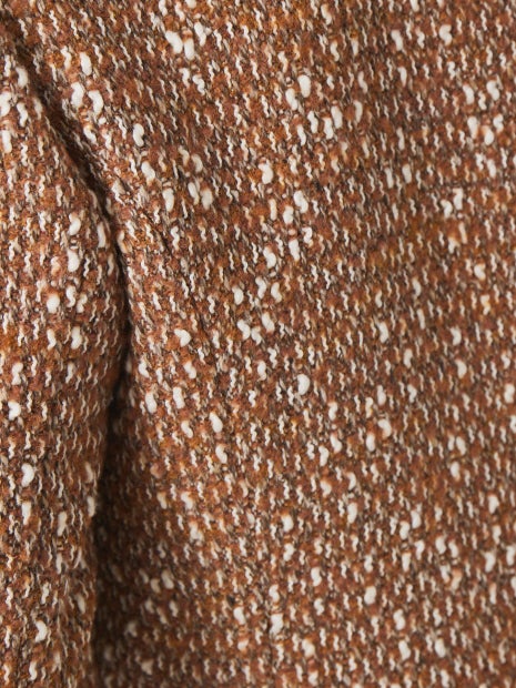 《セットアップ対応》ノーカラーツイードジャケット