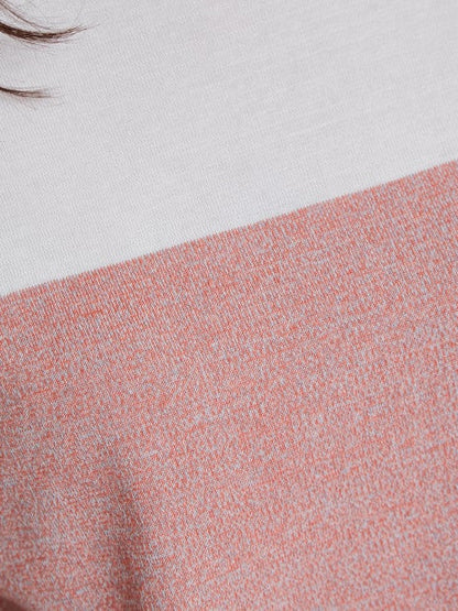 boussole×qualite バイカラーニットプルオーバー