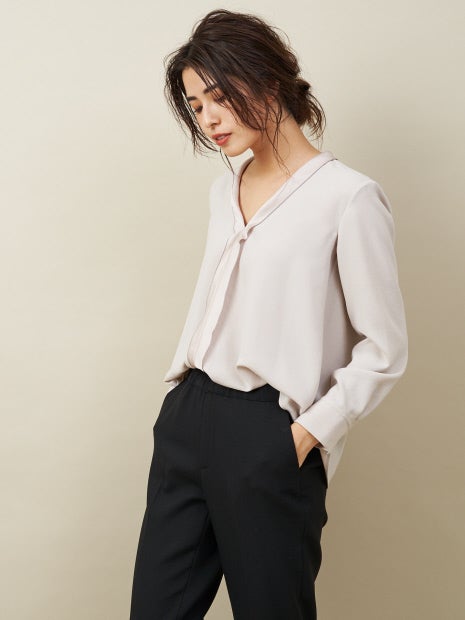 ラインカラーブラウス