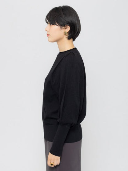 パフスリーブニットプルオーバー