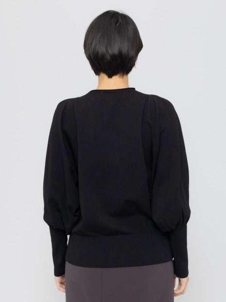 パフスリーブニットプルオーバー