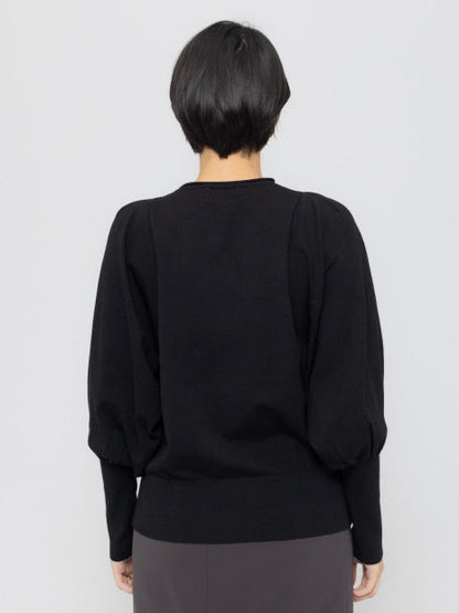 パフスリーブニットプルオーバー