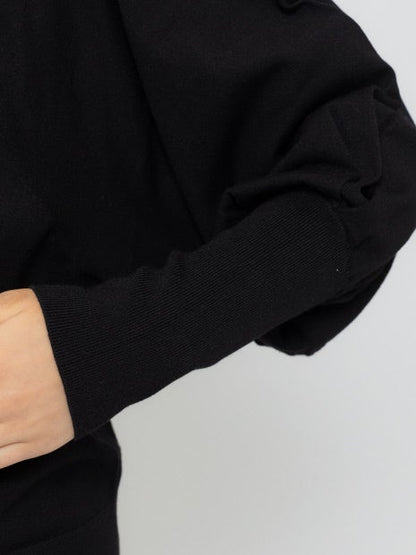 パフスリーブニットプルオーバー