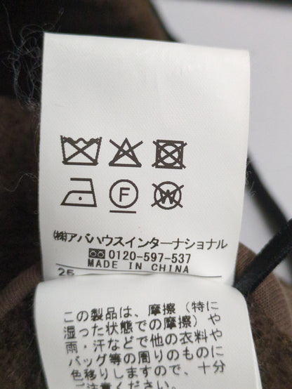 ウール起毛ジャージーカーブパンツ